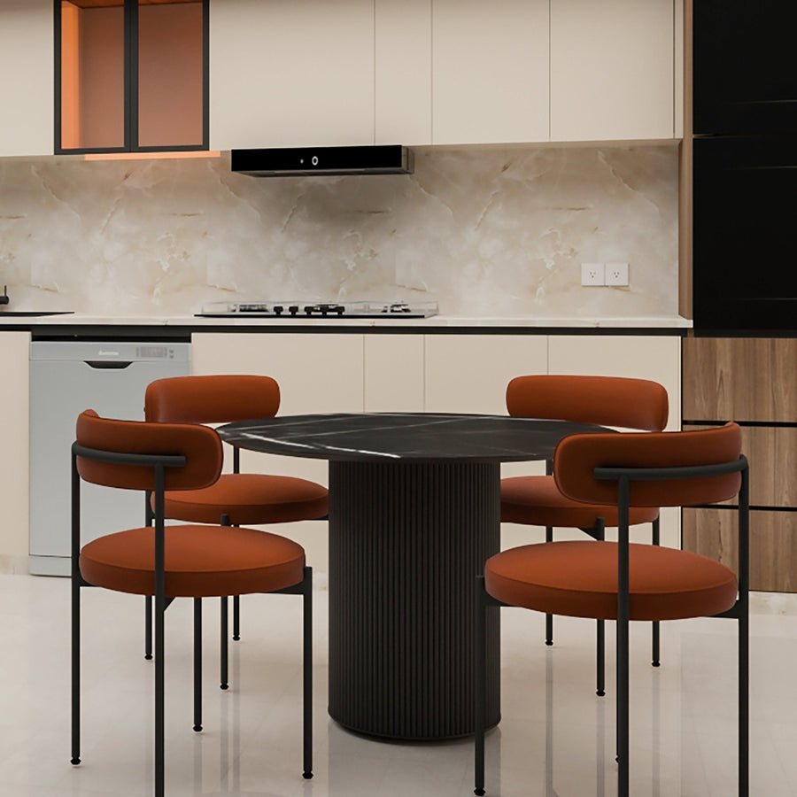 Pack glamour Table à manger + 4 Chaises