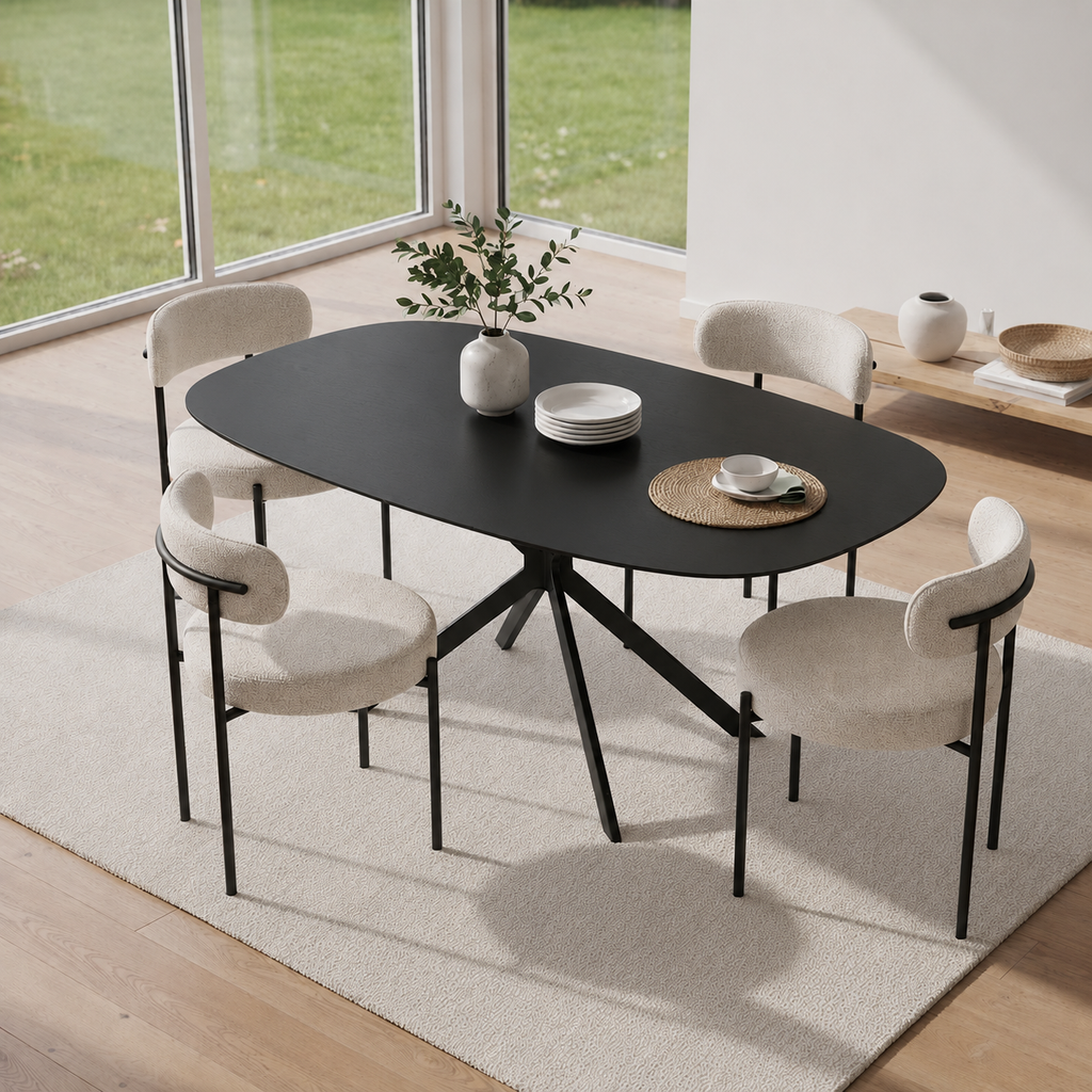 Cėramica table et 4 chaises