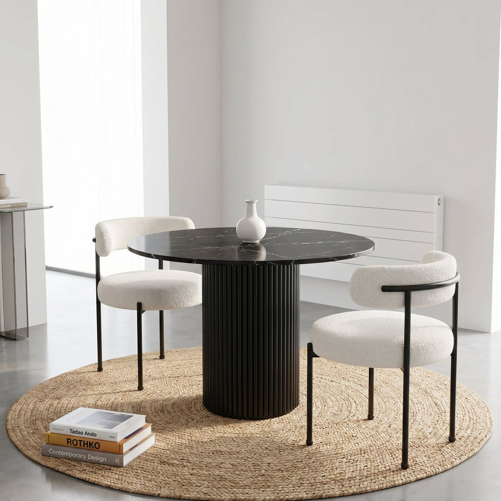 Pack Glamour table à manger et 2 chaisses